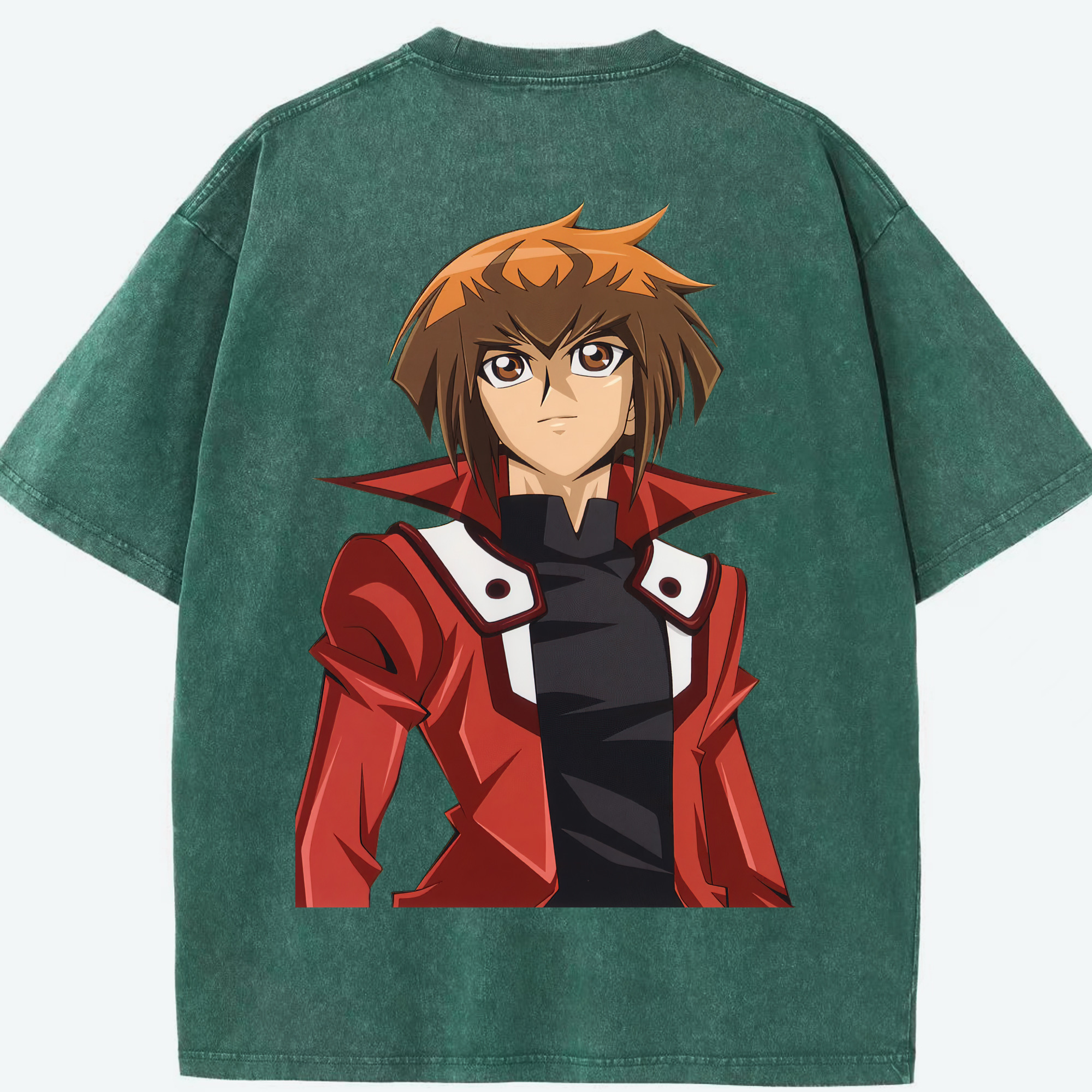 （画像用） 遊☆戯☆王 Yu-Gi-Oh! 綿100% ヴィンテージ風 半袖Tシャツ（背面プリント）